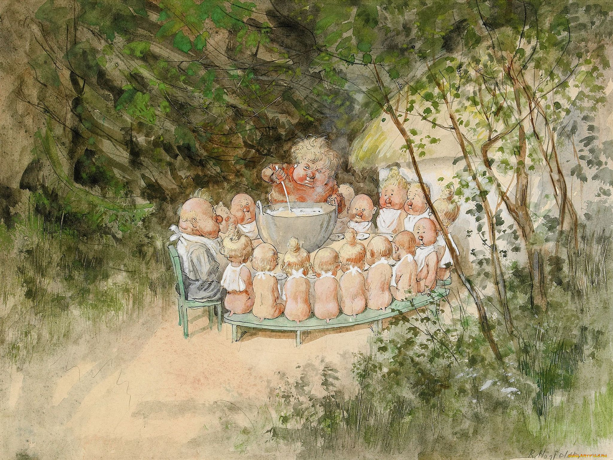 Как нарисовать густава